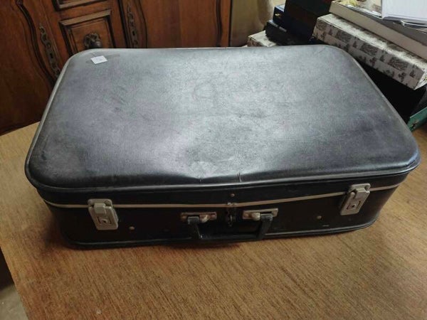 Valise déco vintage noir
