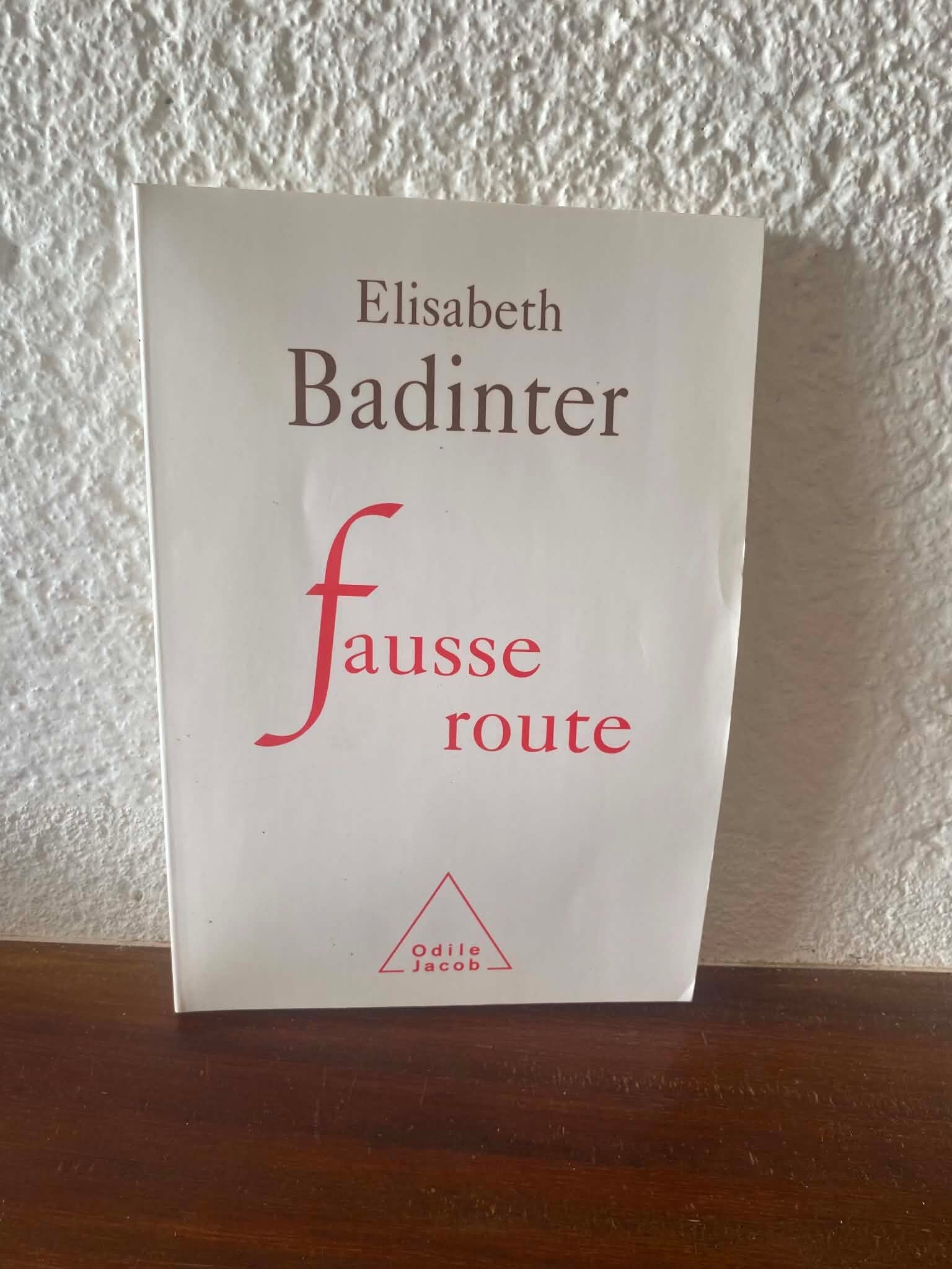 Fausse route - Elisabeth Badinter