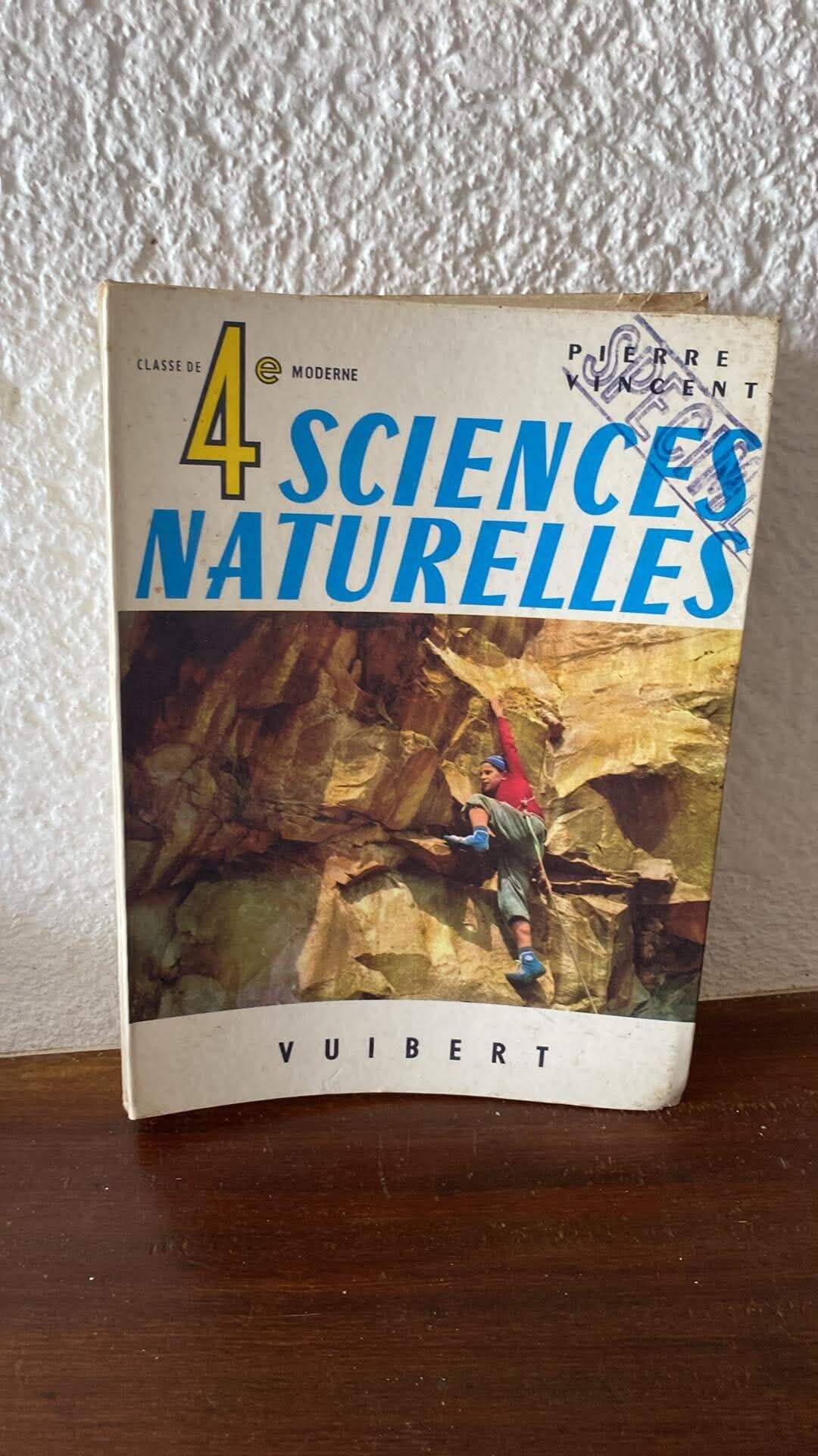 Sciences Naturelles – Classe de 4e - Pierre Vincent