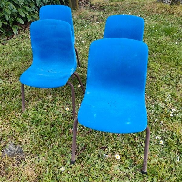 Chaises enfant Grofillex bleu