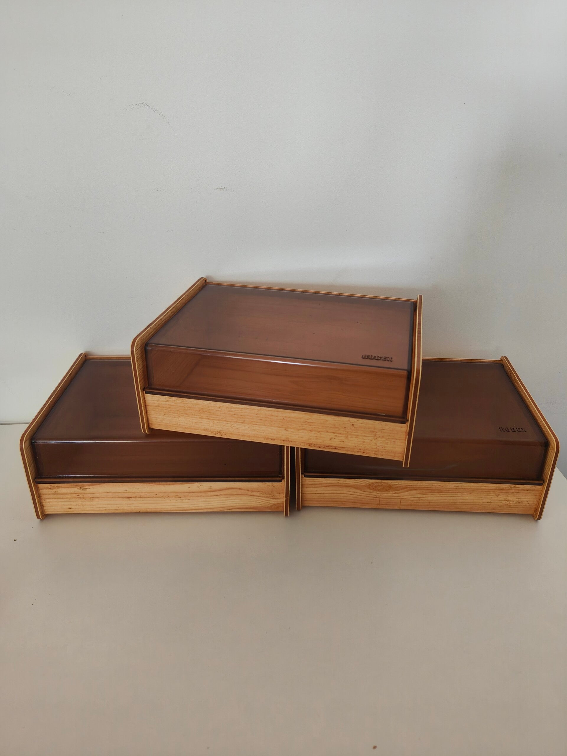 Boîtes de rangement ROBEX vintage années 1970