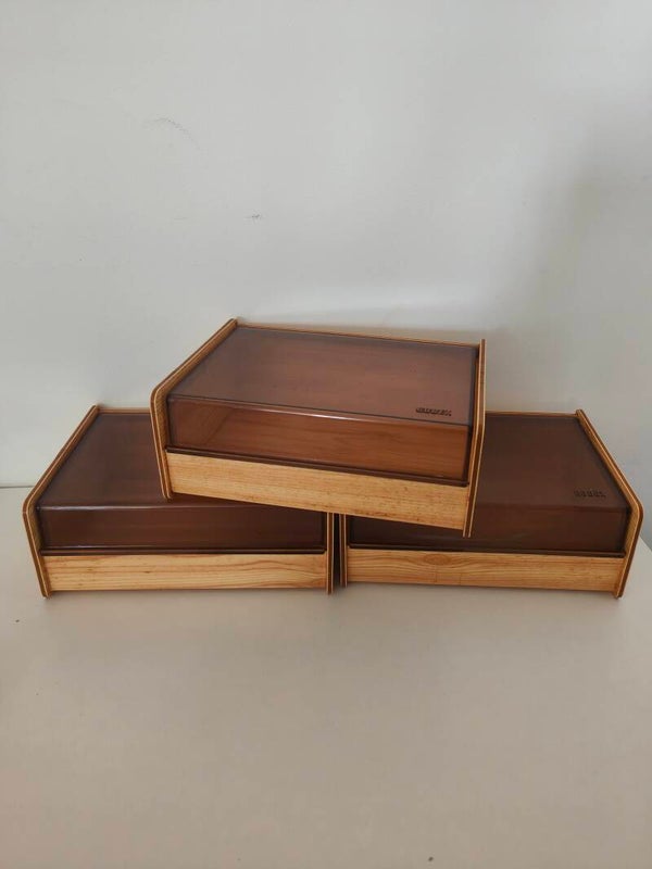 Boîtes de rangement ROBEX vintage années 1970