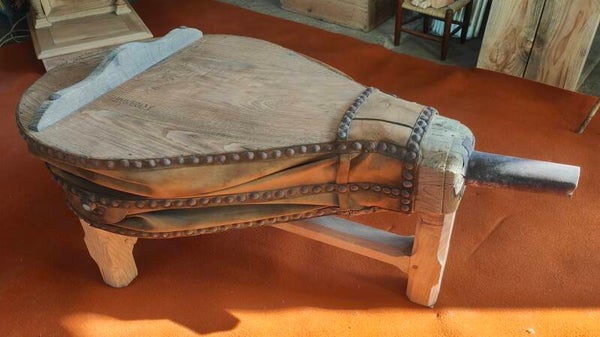 Table basse soufflet aérogommée