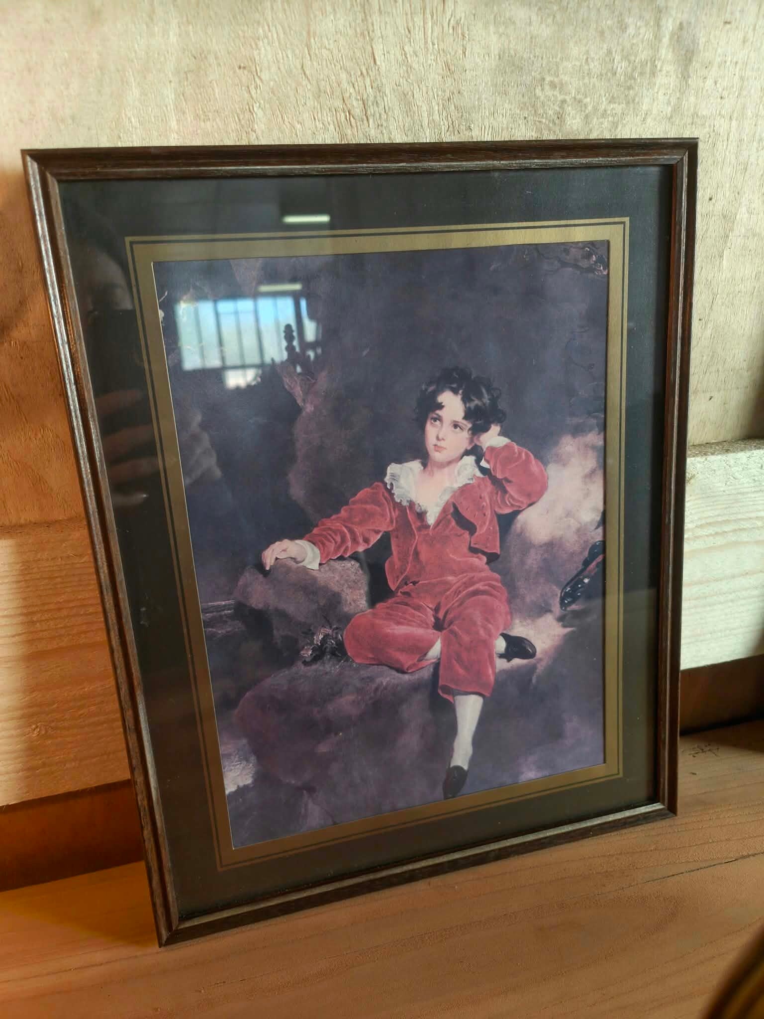 Tableau jeune homme - ancien