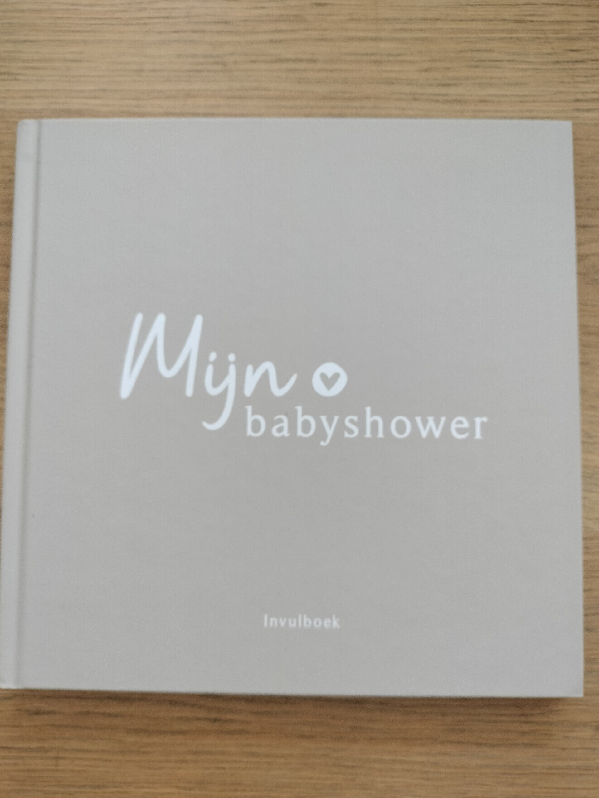 Mijn babyshower invulboek