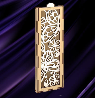 Butterfly Sliding Lid Box