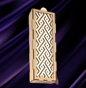Geometric Sliding Lid Box