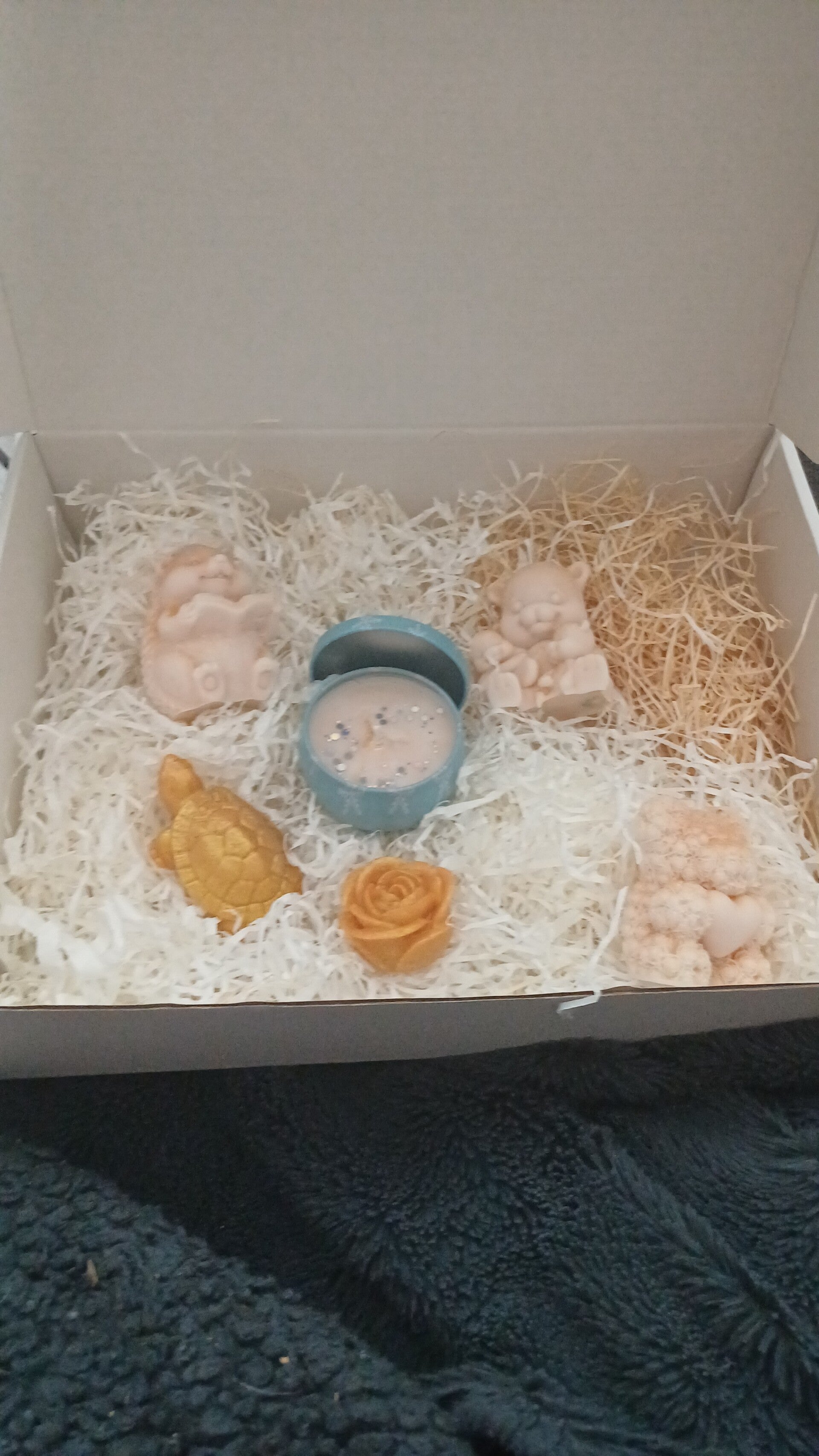 coffret bougie savon