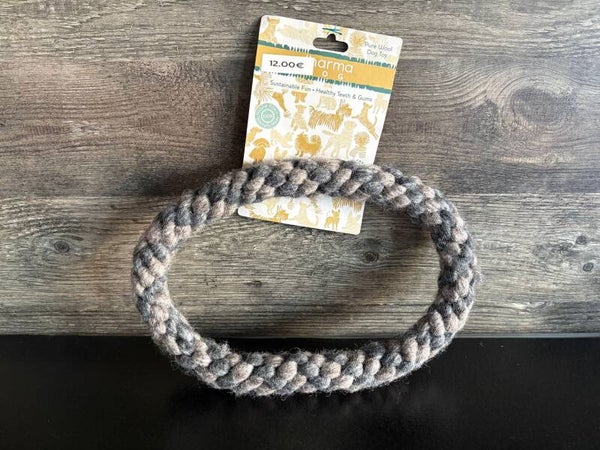 DDKC Touwring Naturel/Grijs-M 25cm