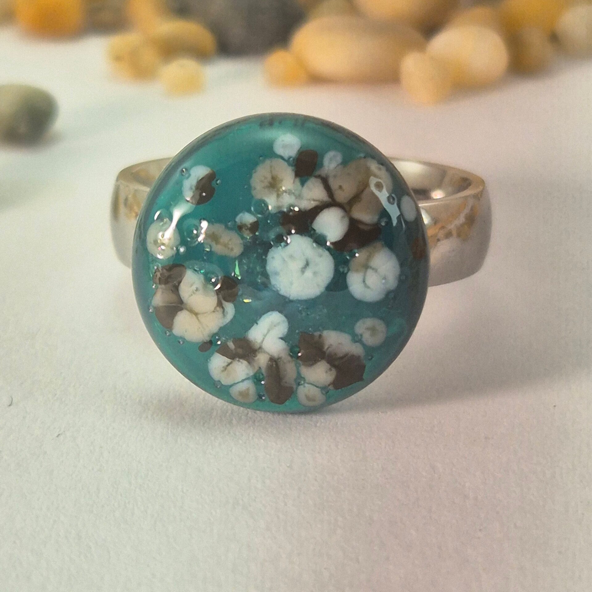 Glastop S voor wisselsysteem donker turquoise/wit/zwart