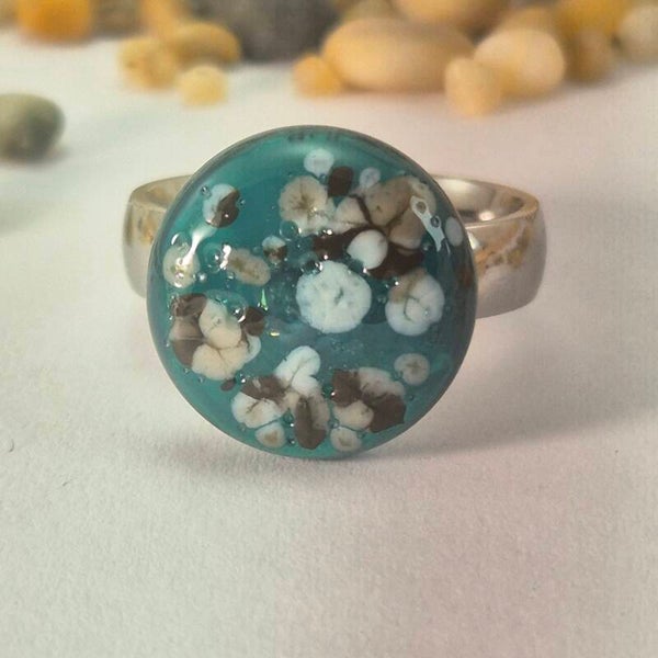 Glastop S voor wisselsysteem donker turquoise/wit/zwart