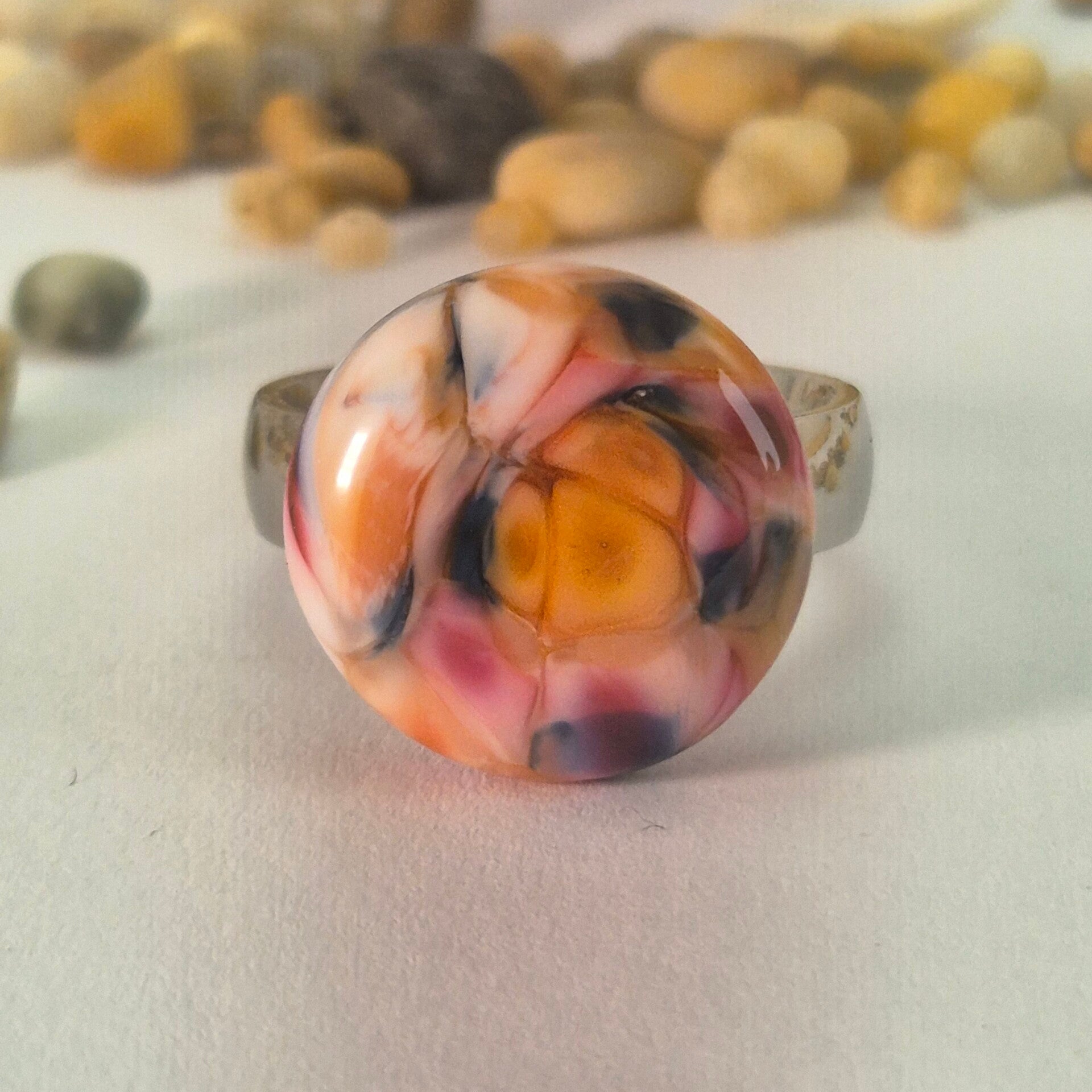 Glastop S voor wisselsysteem rose/perzikroze/wit/donkerblauw
