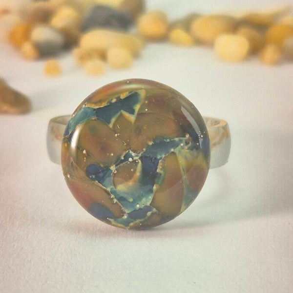 Glastop S voor wisselsysteem bruin/turquoise blauw