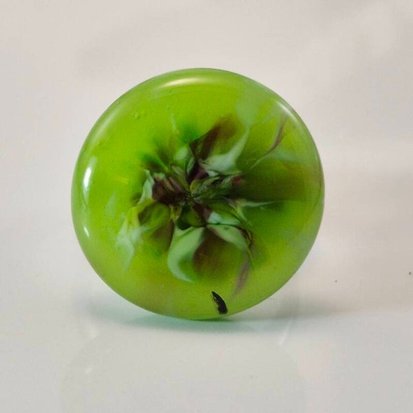 Glastop L voor wisselsysteem semi-transparant groen met lichtgroen-rood-wit glas