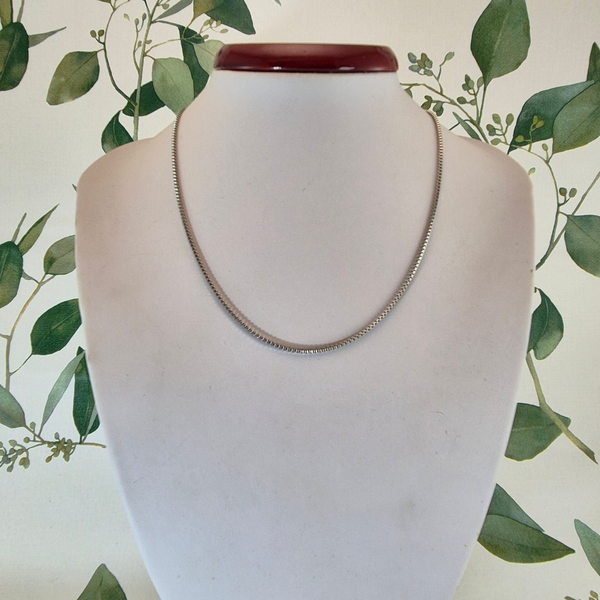 Ketting van edelstaal met in elkaar verweven schakels - Fox-tail - 2 mm