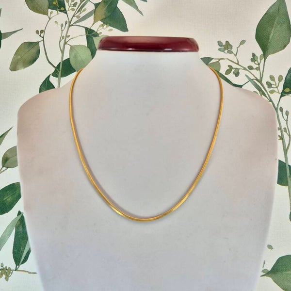 Fijne ketting van edelstaal - Snake- IP-gold