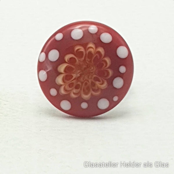 Glastop M voor wisselsysteem - rood-wit-oranje glas