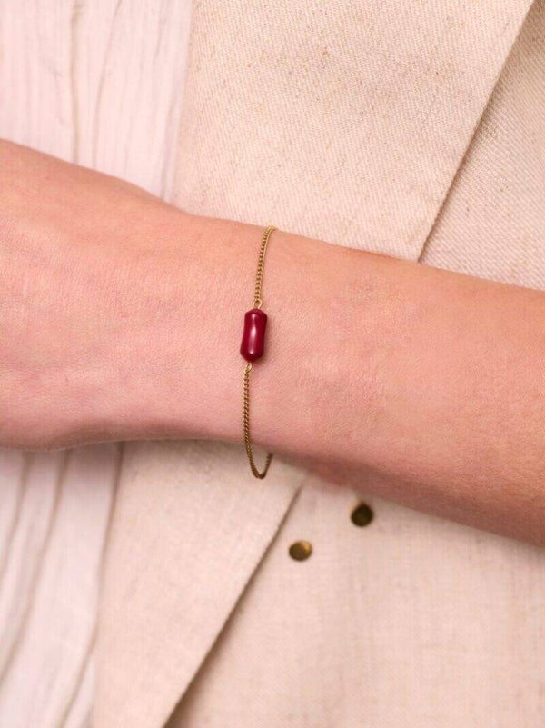 Ellen Beekmans Fijn Armbandje Ruby
