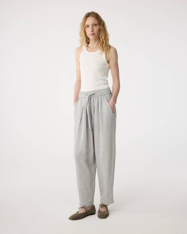 Knit-ted Broek SALLY (Grey)
