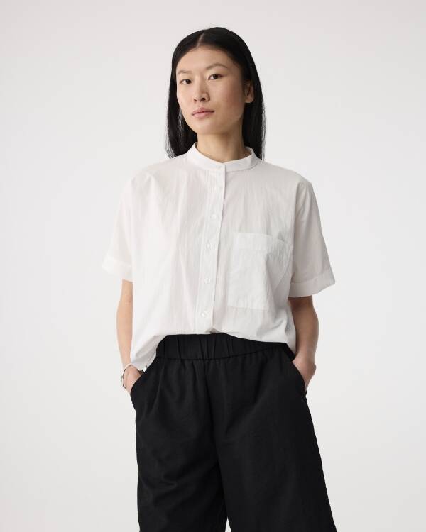 Knit-ted Blouse SHORTY (White)