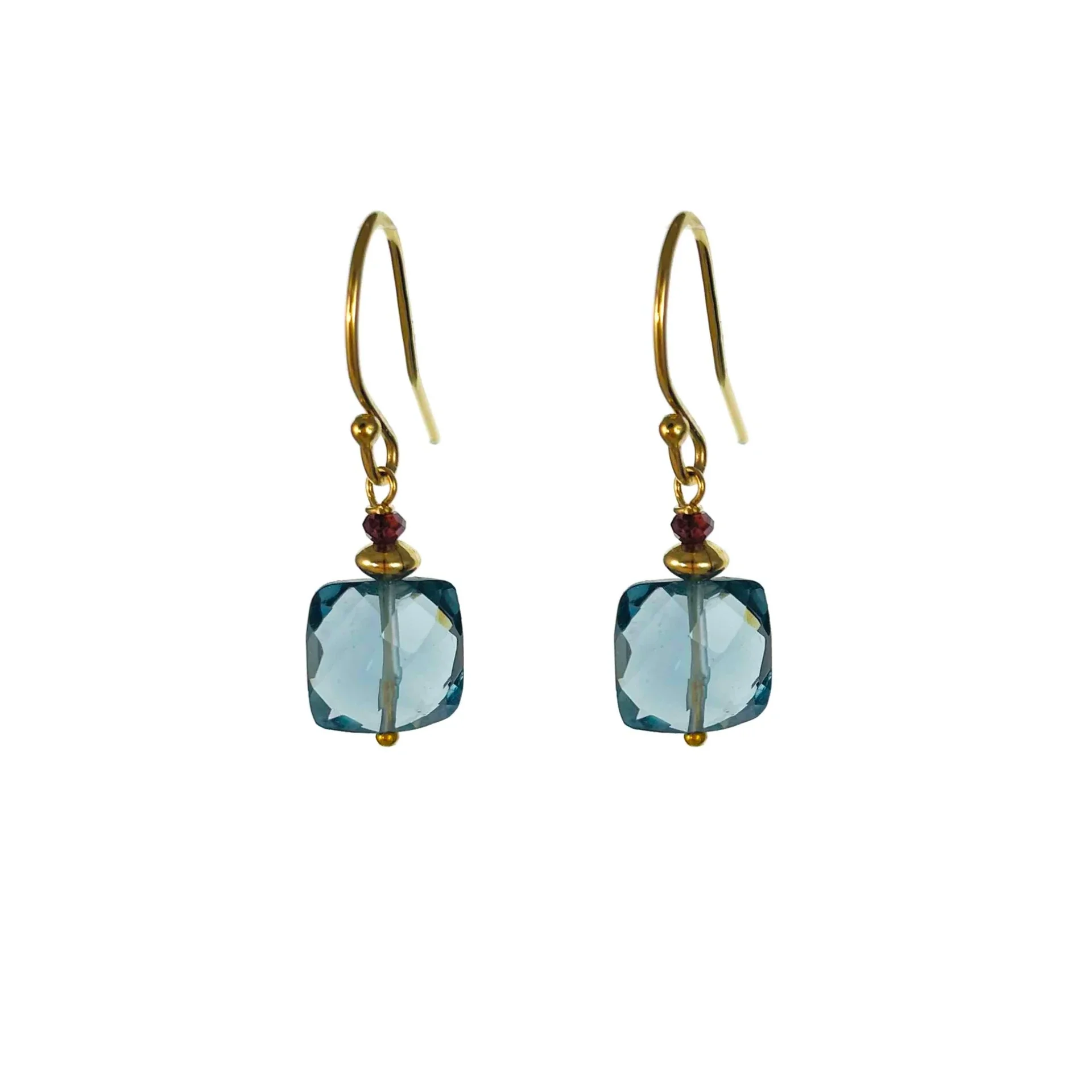 Blinckstar oorbellen Blauw