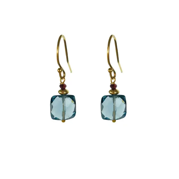 Blinckstar Oorbellen Blue Quartz