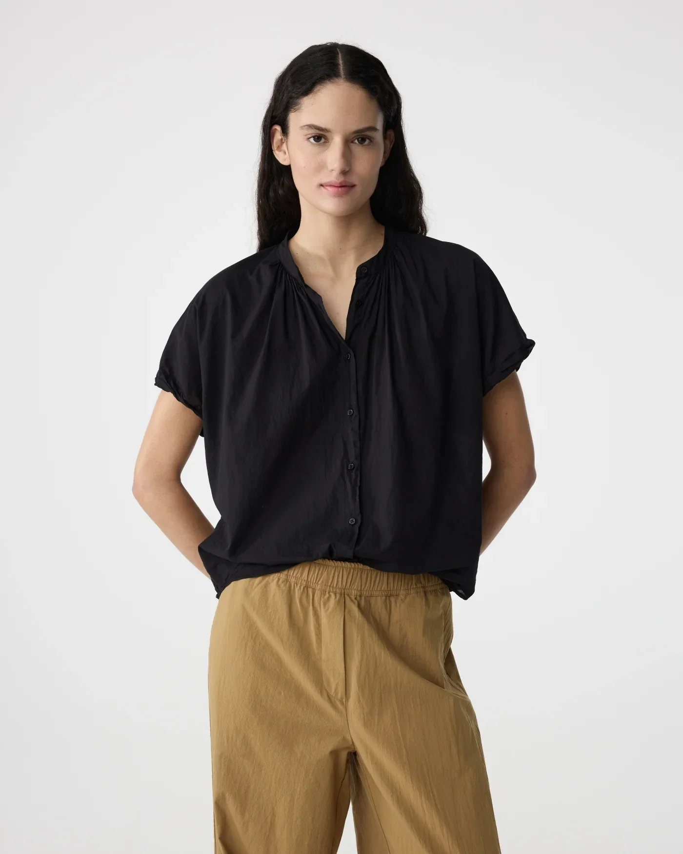 Knit-ted Blouse LOTUS ( Black)