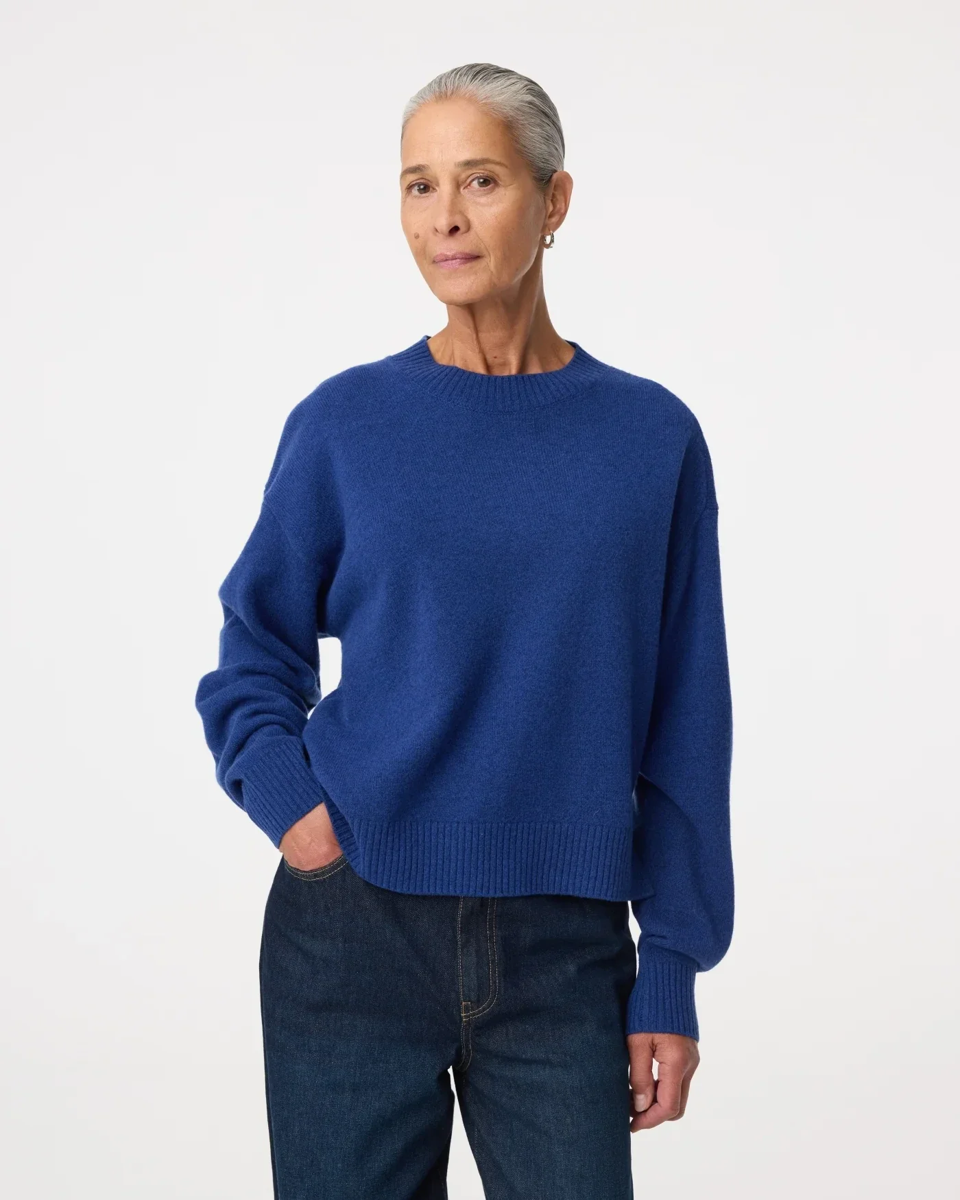 Knit-ted Trui CARLA ( Cobalt)