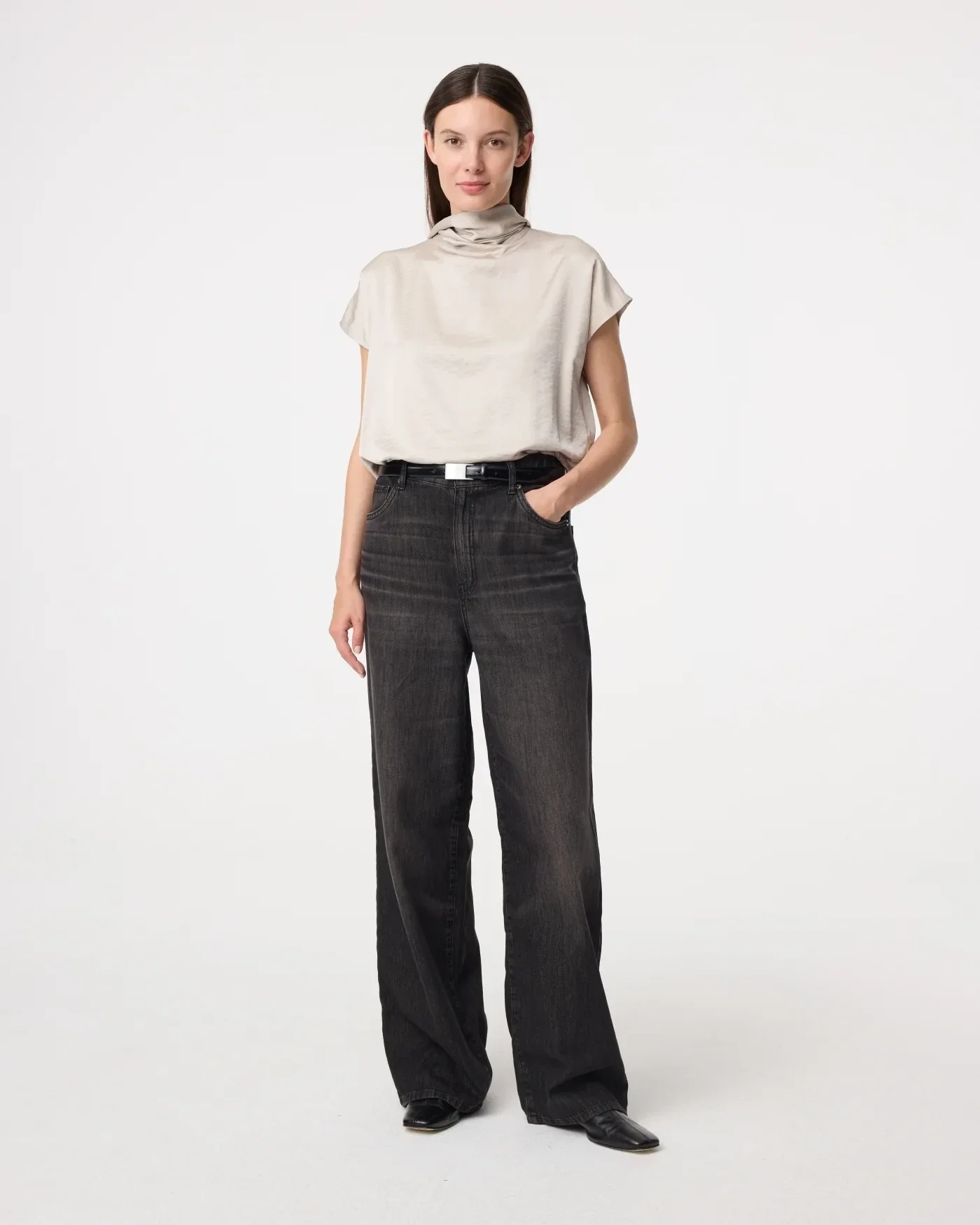 Knit-ted Broek DENNIE (Black)