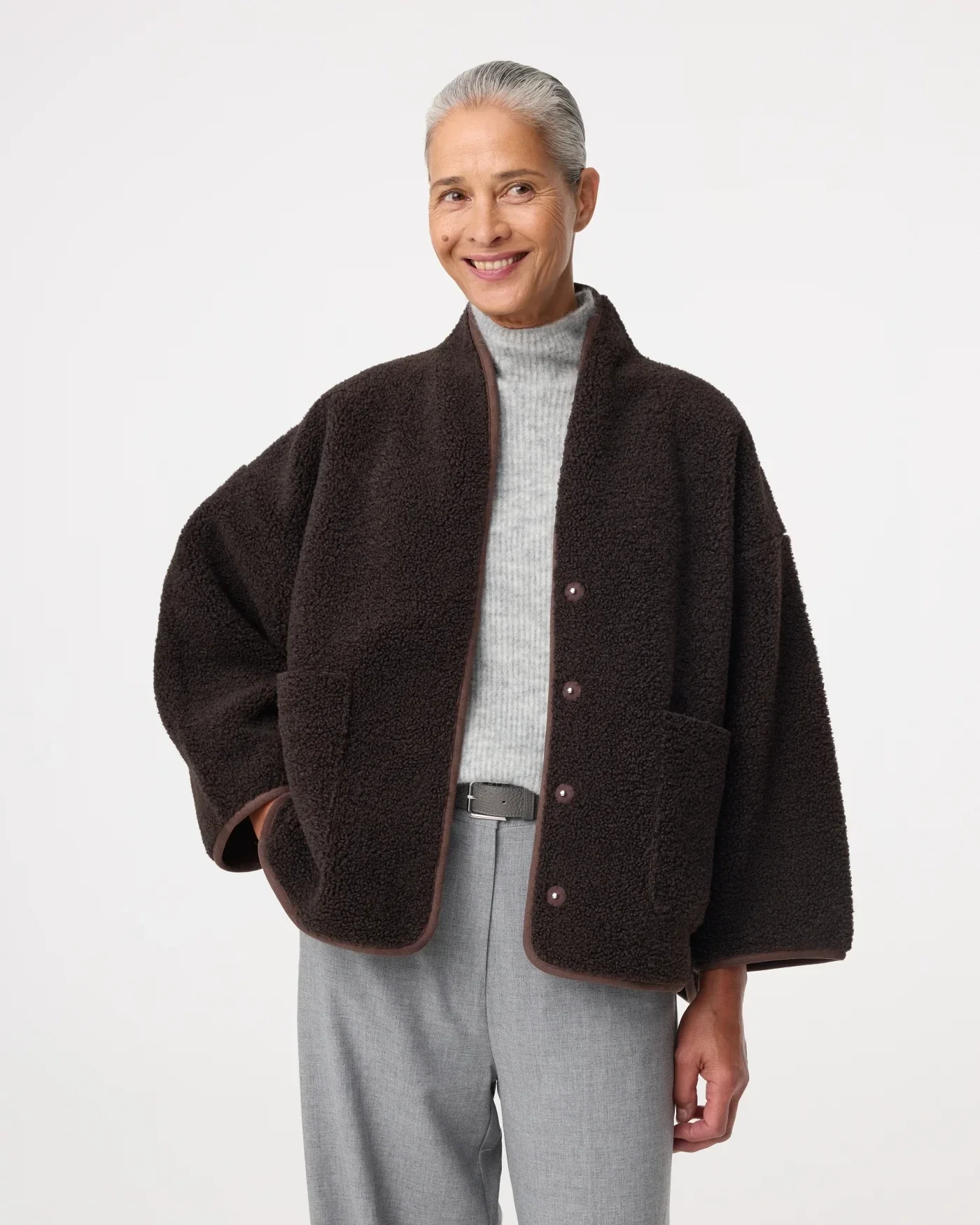 Knit-ted Jas Joko (Choco)