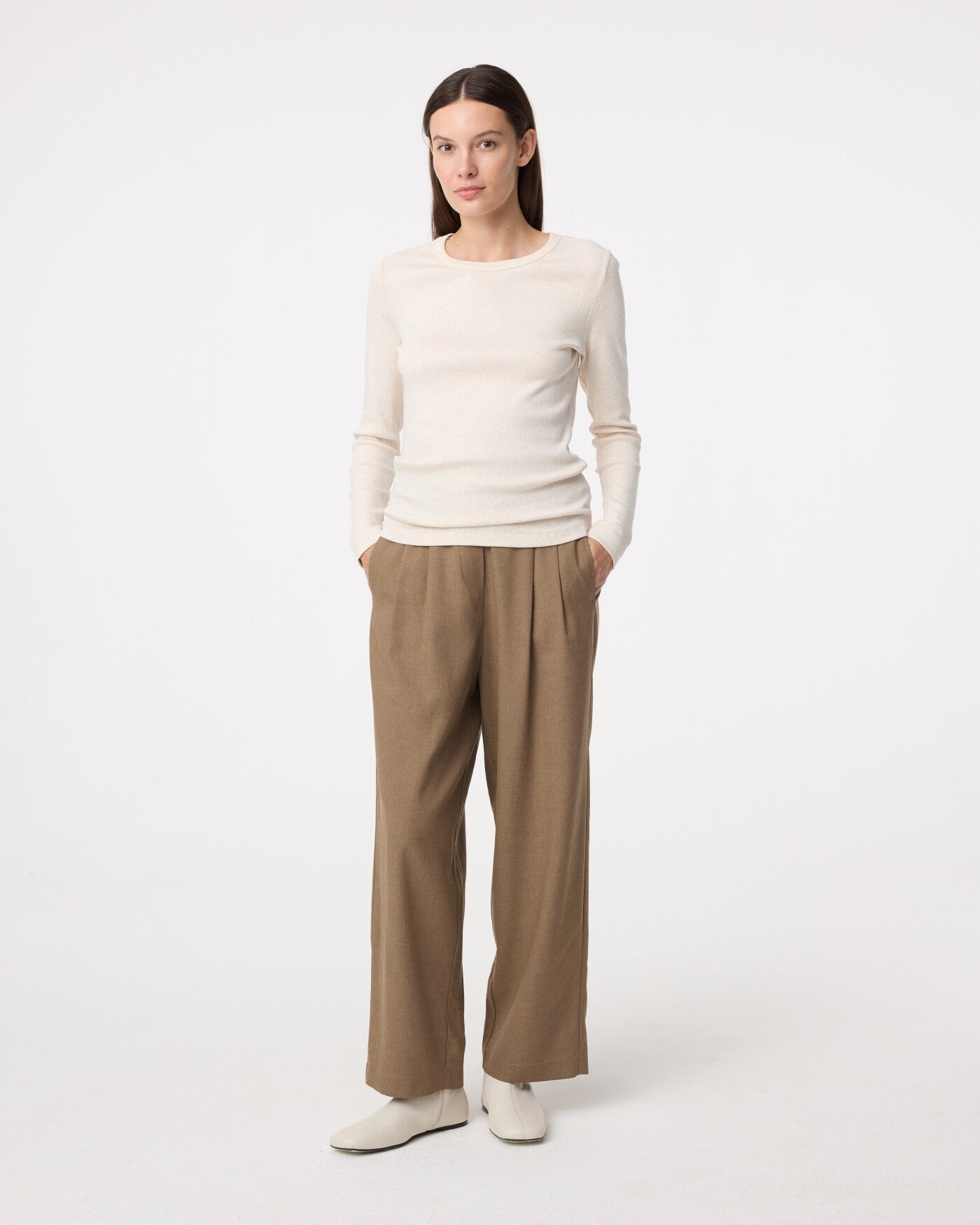 Knit-ted Broek ROSS ( Hazel)