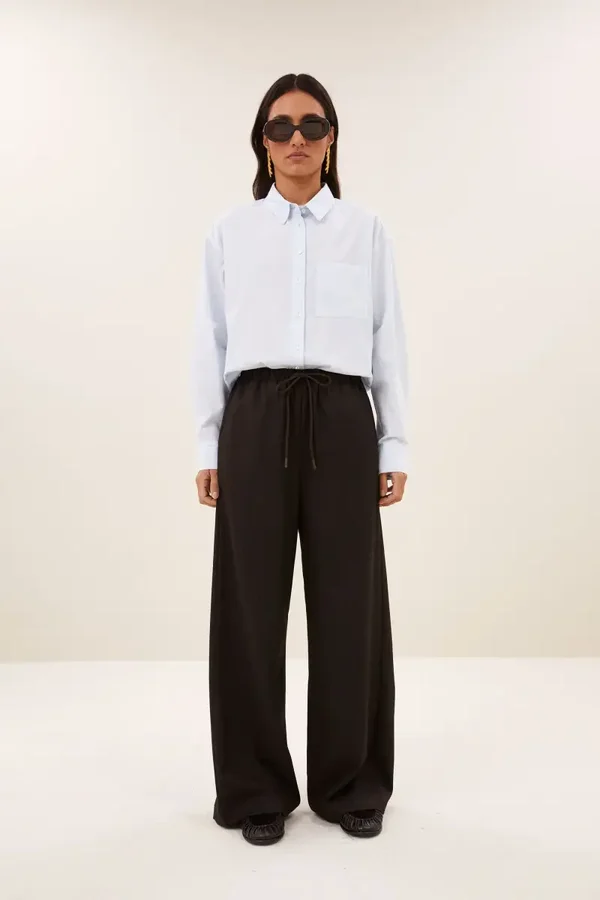 By Bar Broek PELLE Pinstripe (Brown pinstripe)