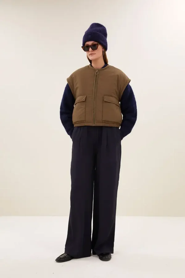 By Bar GIO Sleeveless jacket (hazel)