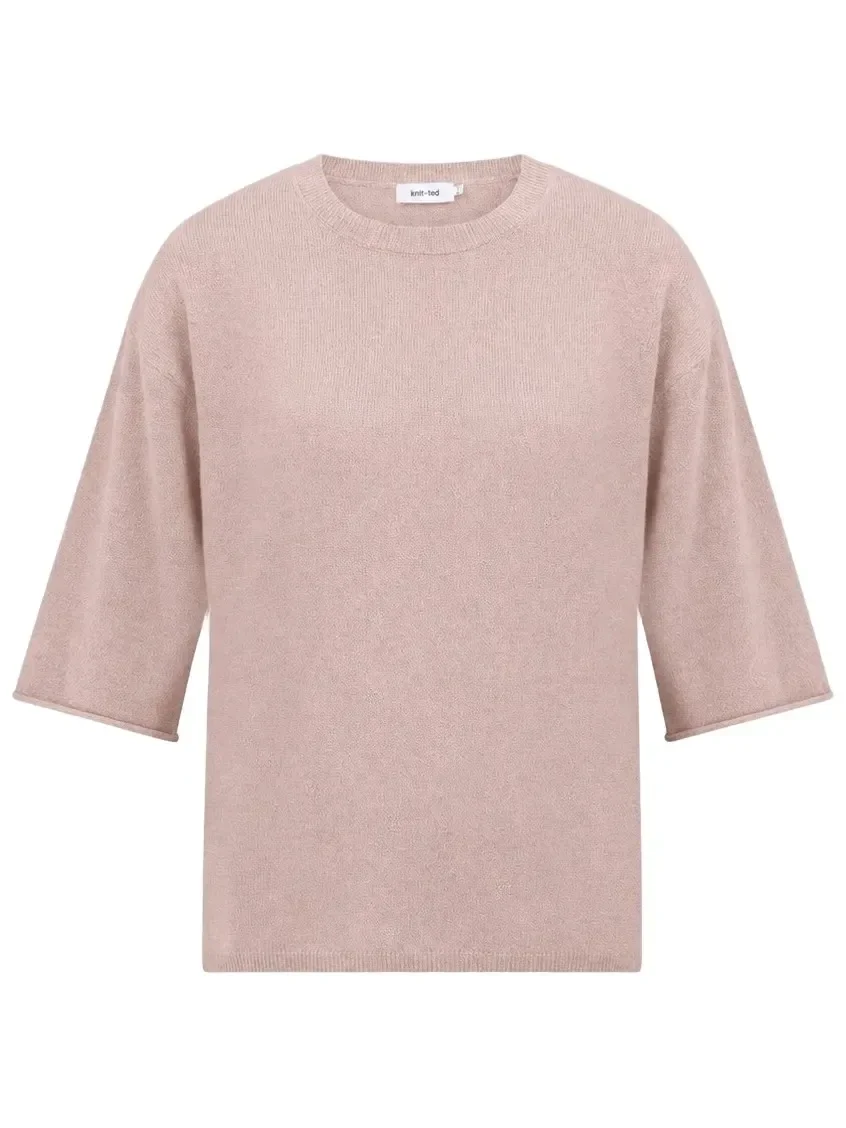 Knit-ted MER Pullover (Vintage Rose)