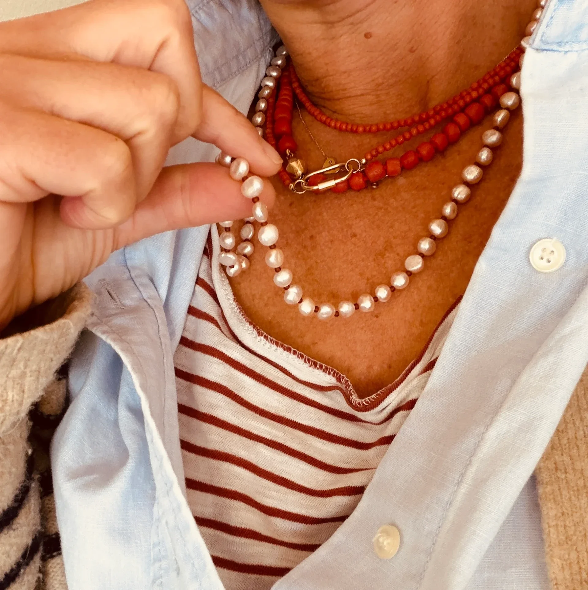Blinckstar Ketting Zoetwaterparels