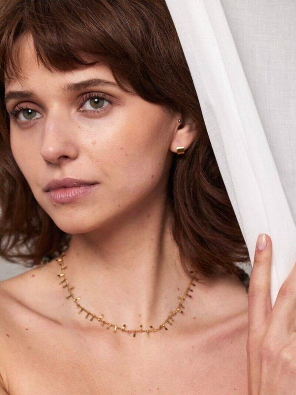 Ellen Beekmans Fijne ketting met gouden details