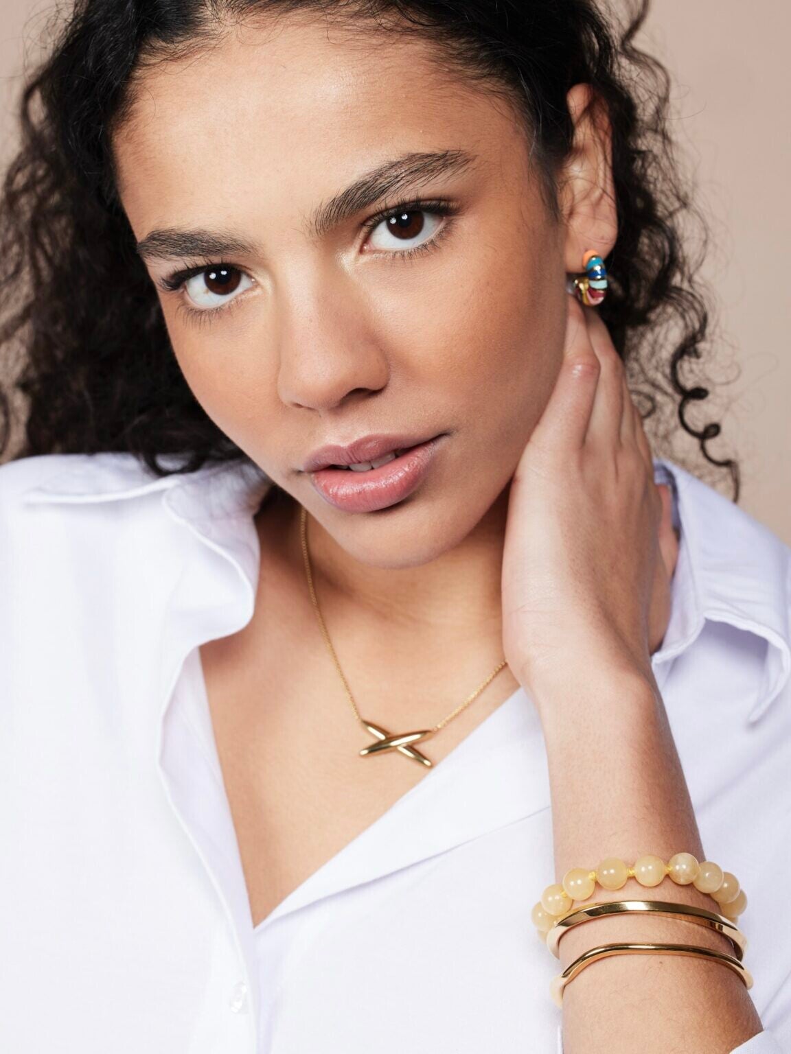 Ellen Beekmans Gemstone armband (Geel)