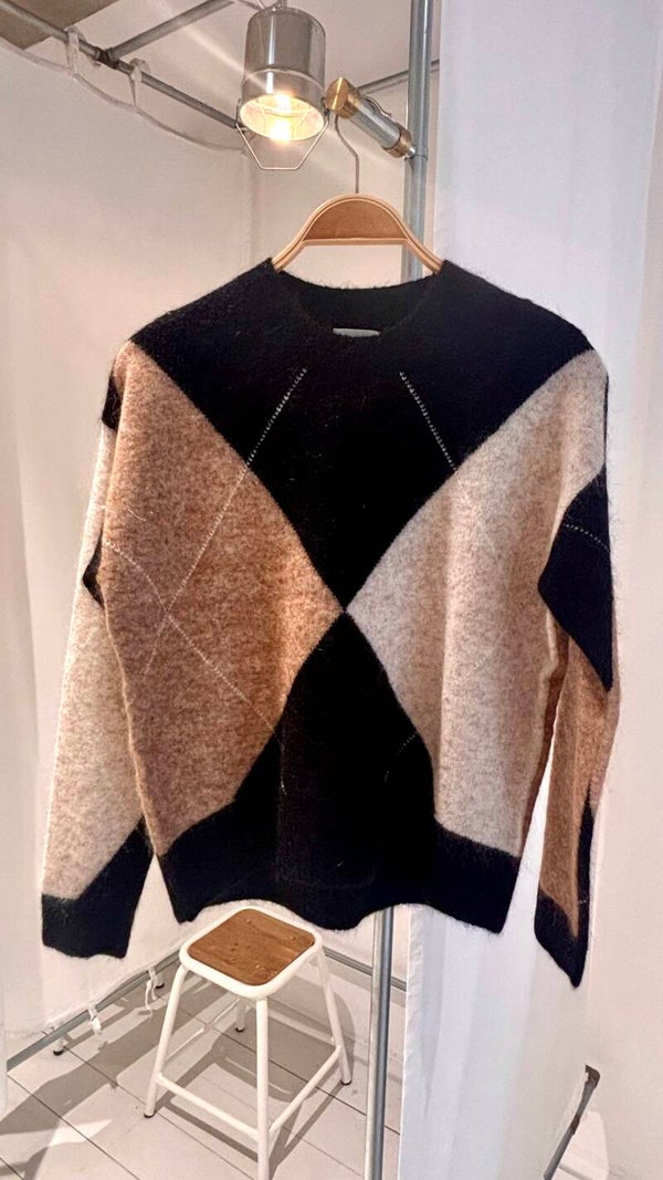 Hartford Trui MATHY ( Black-beige)