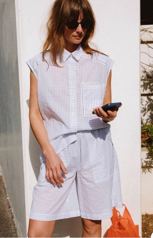 Indi & Cold mouwloze blouse