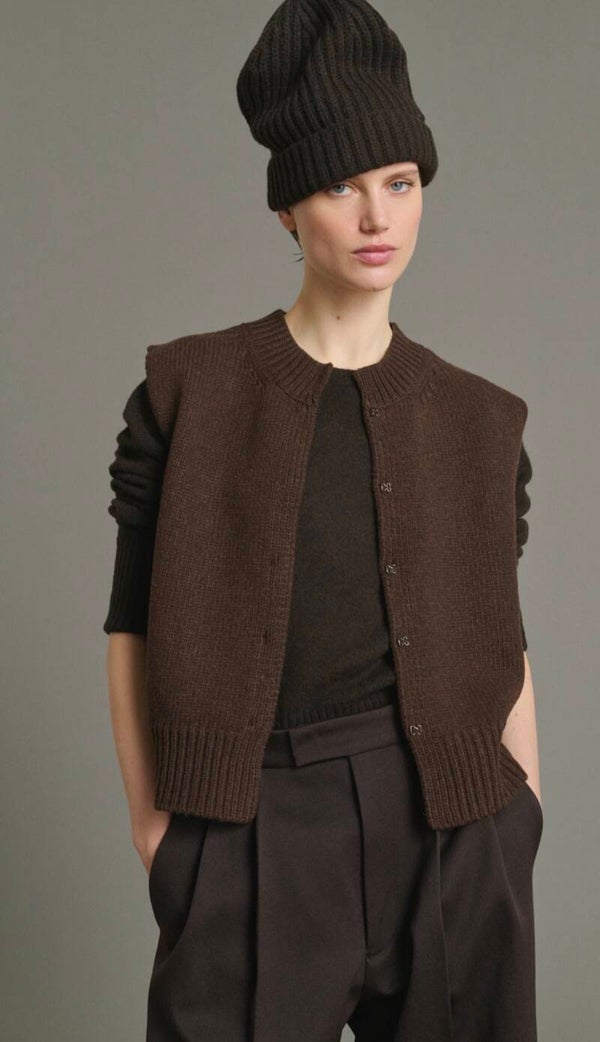 Soeur Gilet KALYANEE (Chocolat)