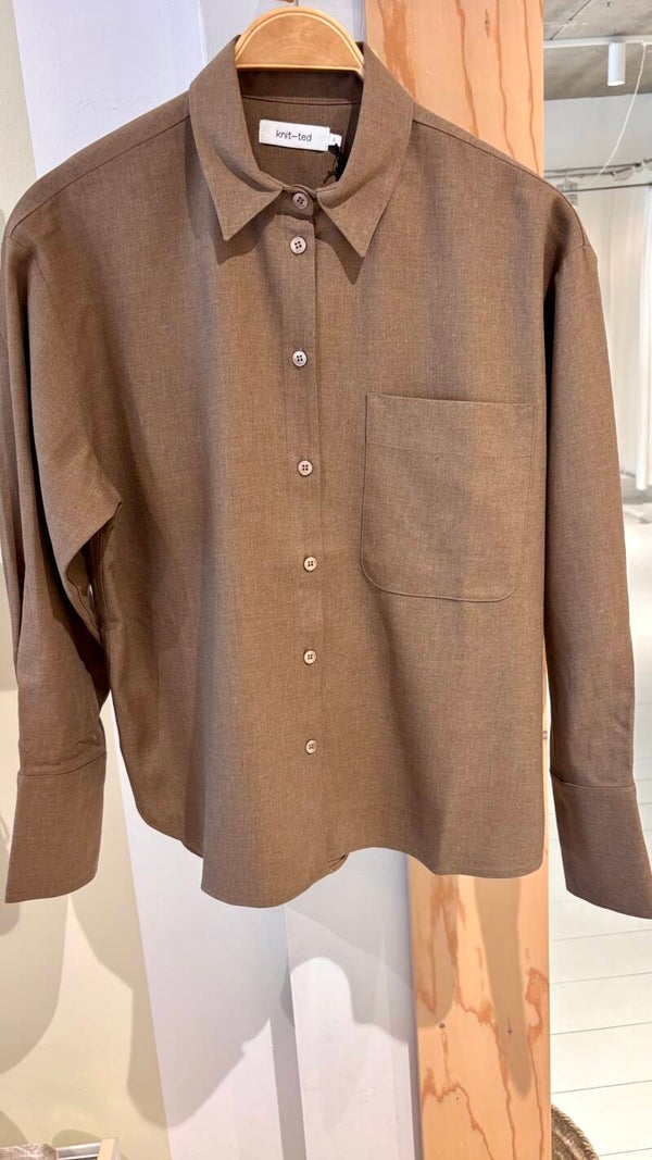 Knit-ted Blouse ELAIN (Hazel)