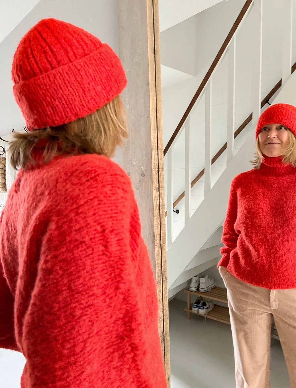 Inti Knitwear Trui PAOLA ( Papaver)