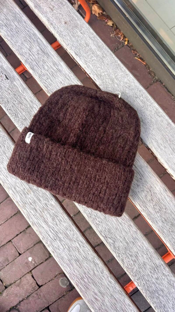 Inti Knitwear Muts MEDELLIN ( Nuez= Donkerbruin)