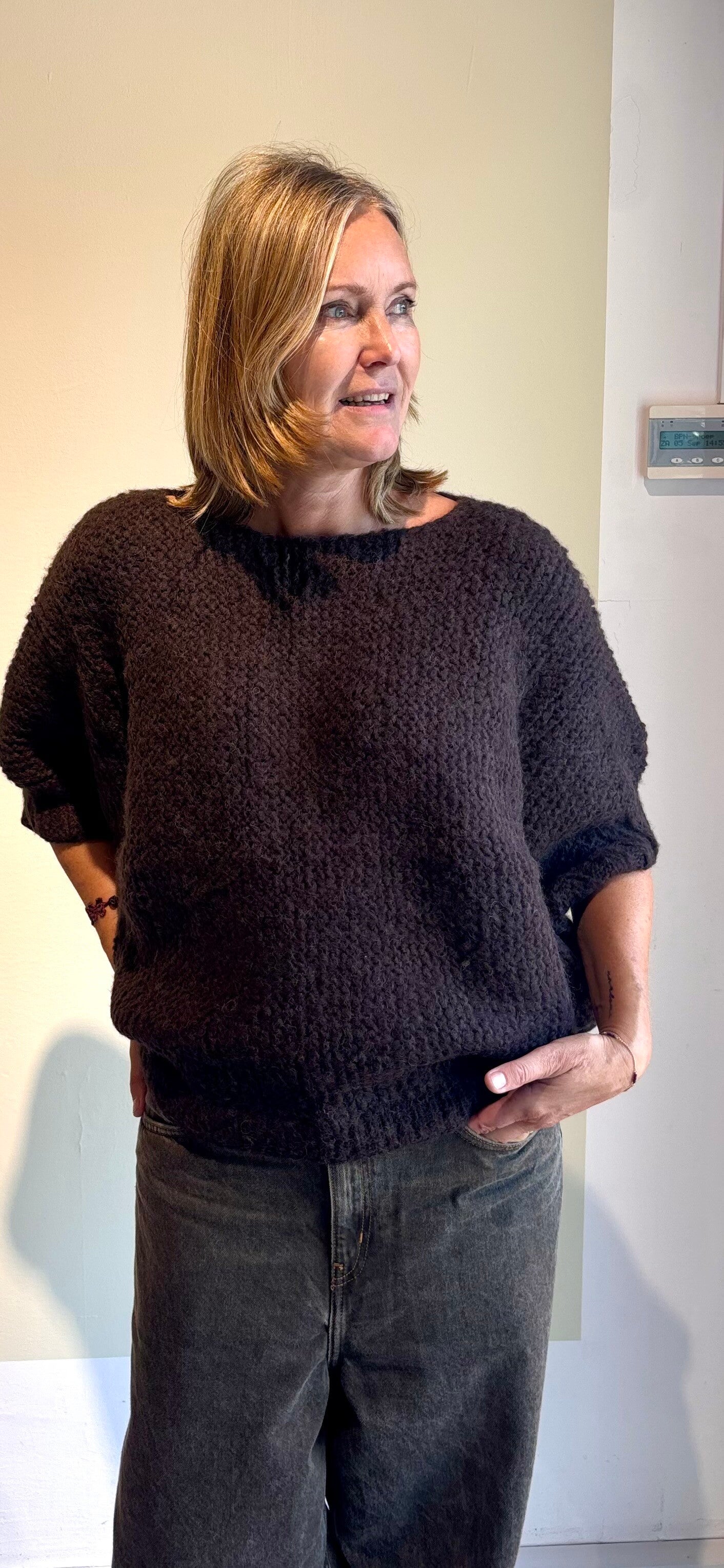 Inti Knitwear Trui VAILA (Nuez-Donkerbruin)