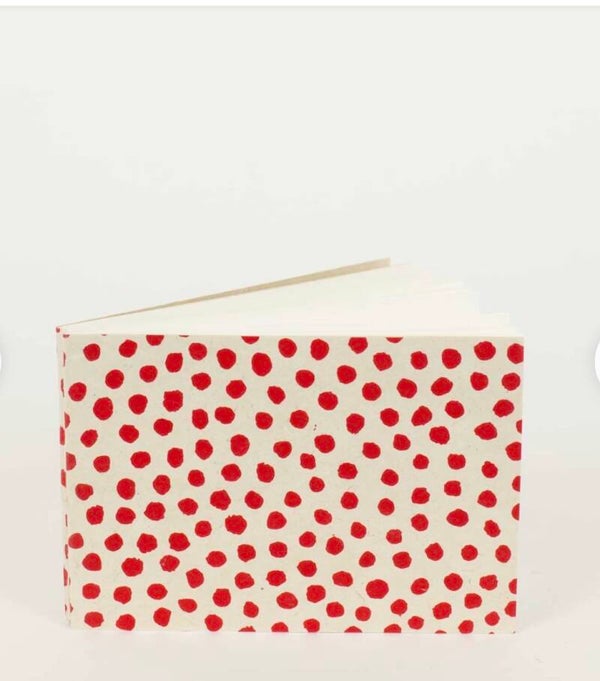 Dotted Notebook A6 (White/Red)