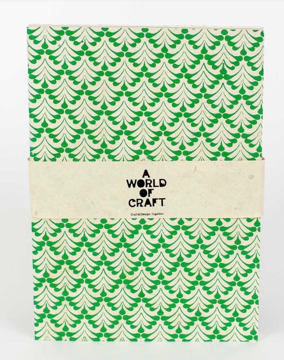 Notebook BUNCH A5 (off white/green)