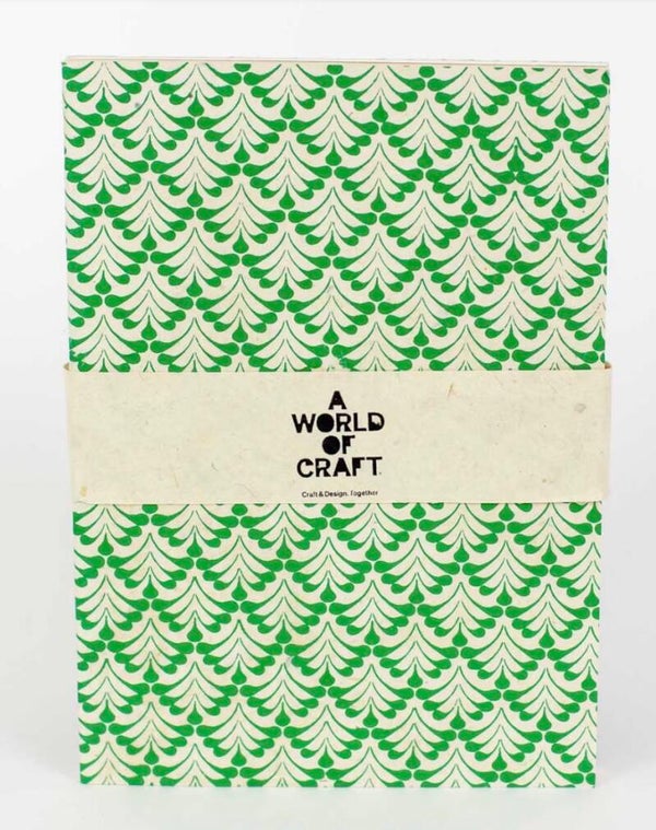 Notebook BUNCH A5 (off white/green)