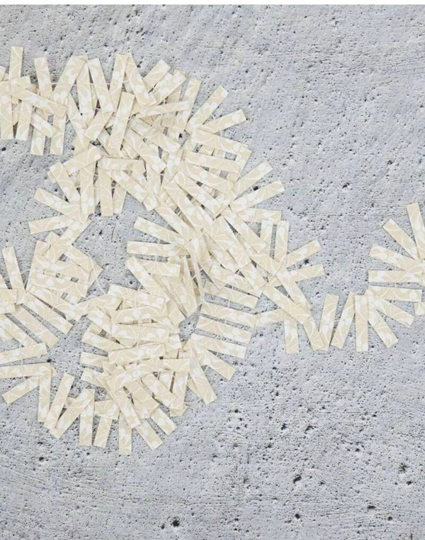 Glitter Garland wit