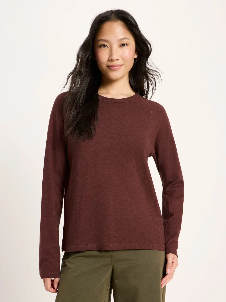 Lanius Raglanshirt (Bitter chocolate)