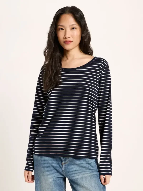 Lanius Streepshirt (Midnight/Off white)